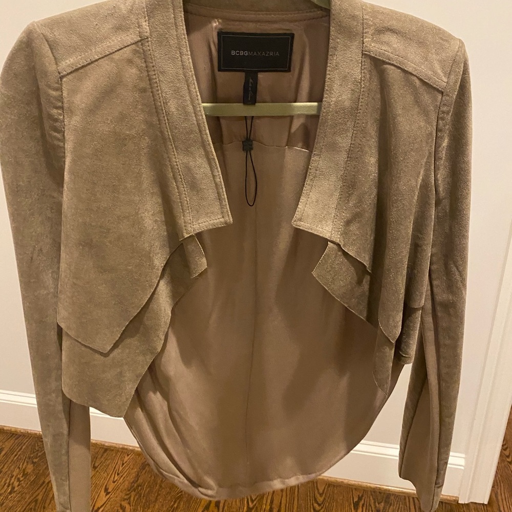 BCBG suede jacket